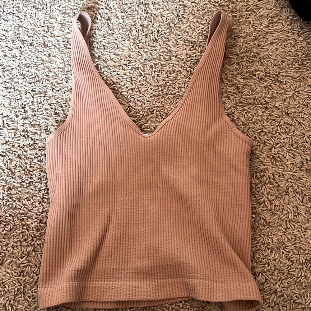 Brown tank top